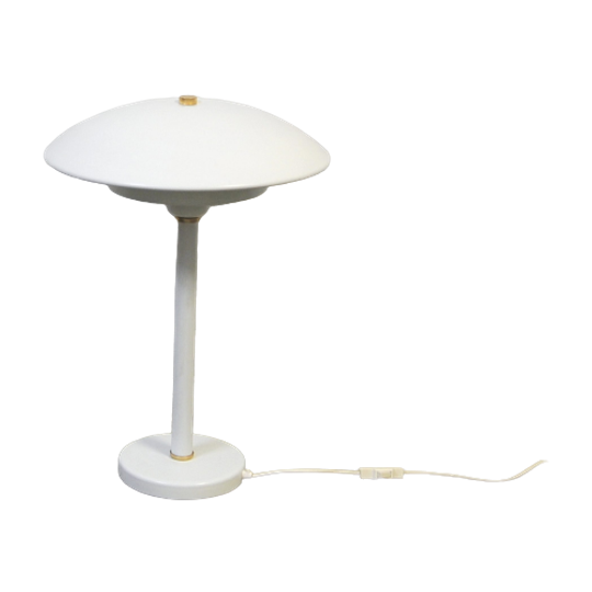 Wit & Gouden Tafellamp Belid 1
