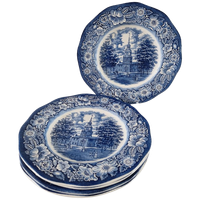Dinerborden Staffordshire Liberty Blue