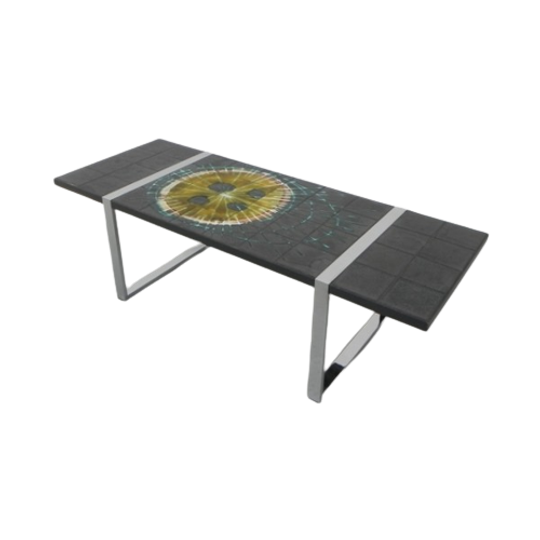 Belarti Tegeltafel Met Chromen Frame En 40 Tegels 1