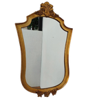 Vintage Goudkleurige Regency Rococo Barok Spiegel Schouwspiegel 406 thumbnail 1
