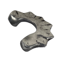 Handmade - Brutalist Style Drawer / Door Pull Or Handle - Casted Aluminum (New Old Stock) - Made