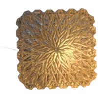 Vintage Glazen Plafond Lamp Design Glas.