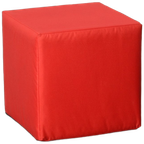 Officenow Poef, Rood, 43 X 43 Cm thumbnail 1