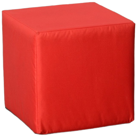 Officenow Poef, Rood, 43 X 43 Cm 1