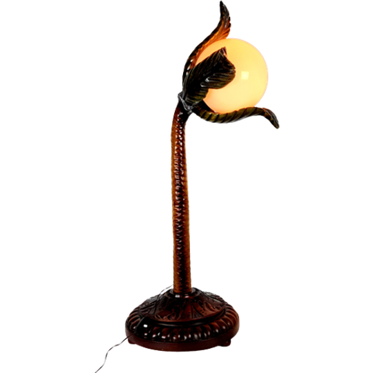 Mid Century - Palm Tree Lamp - Hout - Italië - 1950's 1