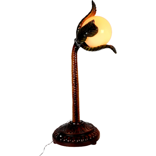 Mid Century - Palm Tree Lamp - Hout - Italië - 1950'S