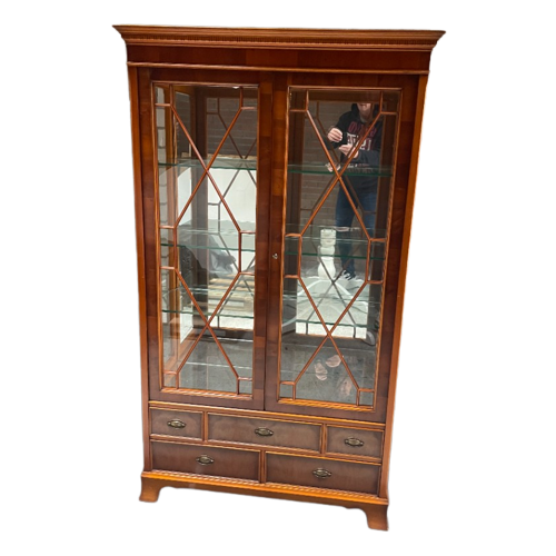 Klassieke Vitrine Kast Van Heldense, Type Re-Furn