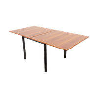 Vintage Italian Design Foldable Walnut Dining Table / Opvouwbare Eettafel From 1980’s