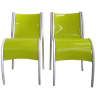 Ron Arad Voor Kartell '2 Plastic Fantastic Design Chairs". thumbnail 1