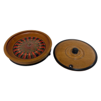 J.M Blessing Nurnberg - Ca. 1850 - Antique Roulette Wheel With Lid - Mounted On Three Feet