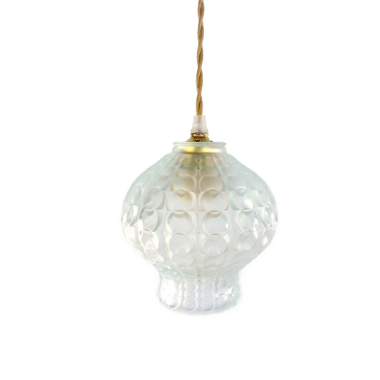 Vintage Glazen Lampenkap Melkglas 1