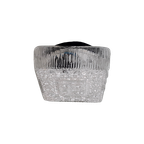 Qd20 – Plafondlamp Jaren 60 -transparant thumbnail 1