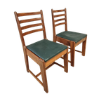 Set Eetstoelen Design Bas Van Pelt Notenhout 30S thumbnail 1