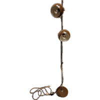 Vintage Vloerlamp Bruine Bollenlamp Bollamp Gepo , Herda ?