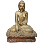 Boeddha. Hout. thumbnail 1