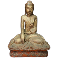 Boeddha. Hout.