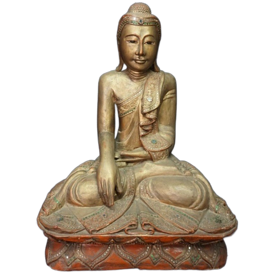 Boeddha. Hout. 1