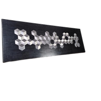 Vintage Wall Panel Kunst 3-D