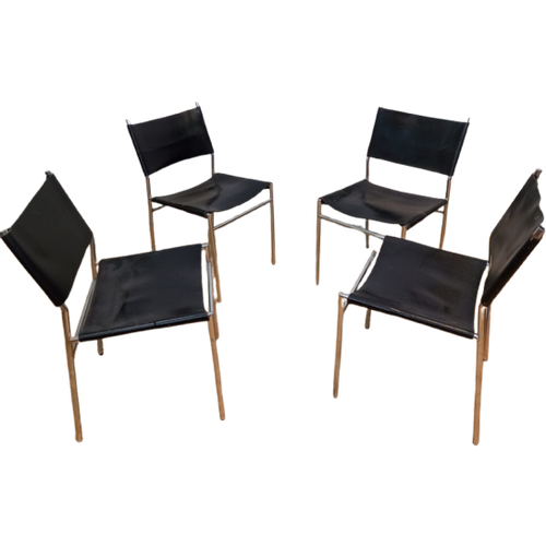 Set Of 4 Martin Visser Se 06 Diner Chairs