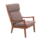 Ole Wanscher Senator High Back Fauteuil 61334 thumbnail 1