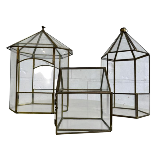Vintage Mini Serre / Vitrine / Etagere 1