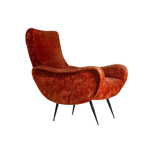 Italiaanse Mid-Century Modern Vintage Lounge Fauteuil, 1960