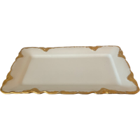 Vintage Porselein Serveerschaal Van Limoges Lebatard | Kerst