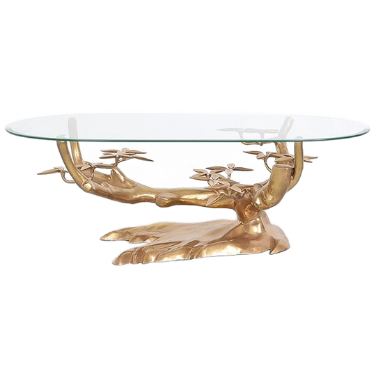 Willy Daro Bonsai Salontafel Messing, 1970S 1