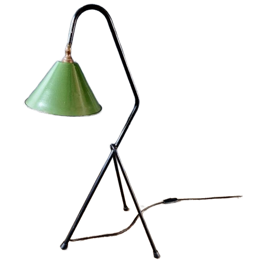 Industriële Driepoot Vloerlamp, 1950 1