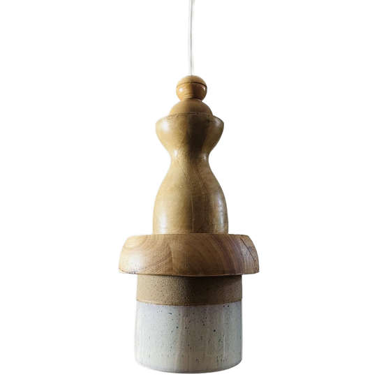 Hanglamp Beige/grijs 1