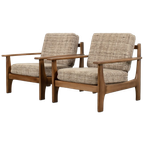 Set Houten Fauteuils thumbnail 1
