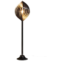 Mid-century Chroom "moon" Stalamp Door Henri Mathieu
