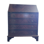 Edwardian Mahogawy Bureau Leather Top Anno 1910 thumbnail 1