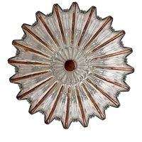 Herda Glazen Wandlamp Of Plafondlamp 18 Cm, 1970's