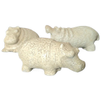 Orhan Otay Vintage Nijlpaard Sculpturen thumbnail 1