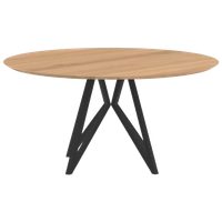 Studio Henk Eettafel 150 Cm Rond Eiken Butterfly |