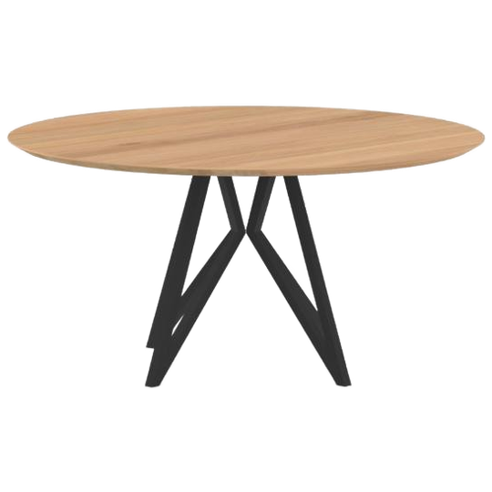 Studio Henk Eettafel 150 Cm Rond Eiken Butterfly | 1