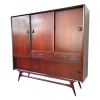 Mid-Century Deens Design Highboard Kast Van Teeffelen Wébé