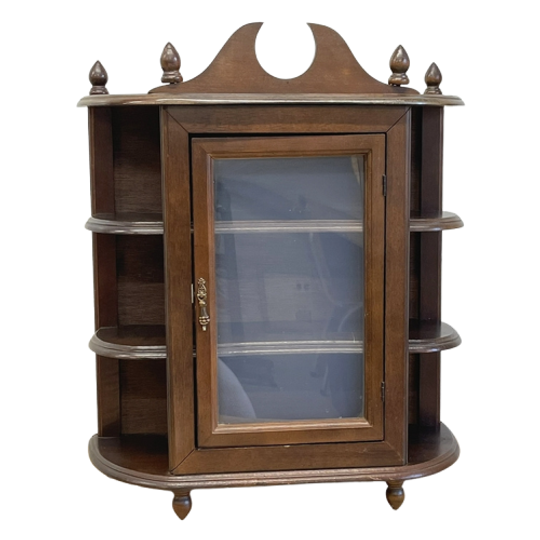 Antiek Vitrine Hangkastje Pronkkastje 1