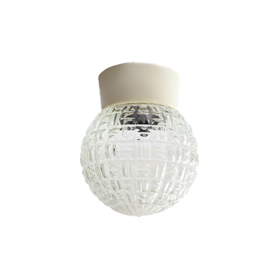 Vintage Bolvormige Lamp <<<brand>>>, Nederland Jaren '70 1