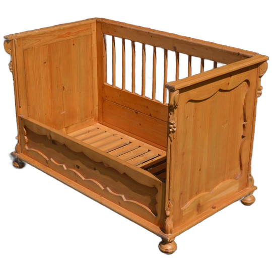 Kinderbedje Oud Grenen Opknapper 1