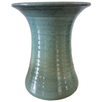 Gubbels Helden Vintage Groen Blauw Gemêleerde Trompet Vaas