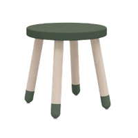 Flexa Dots Poef Essen Groen