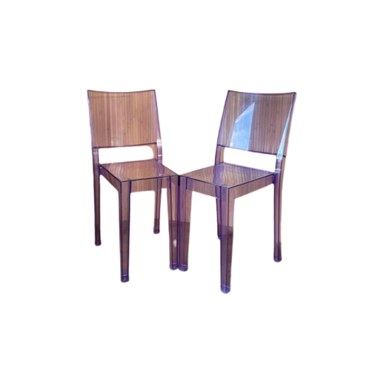 2X Kartell La Marie Philippe Starck Stoel - Violet 1