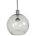 Ikea - Model Januari - Globe - Rookglas - Hanglamp - 1990'S thumbnail 1