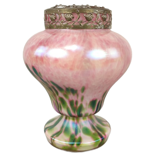 Antieke Iriserende Pique Fleur Franz Welz 1