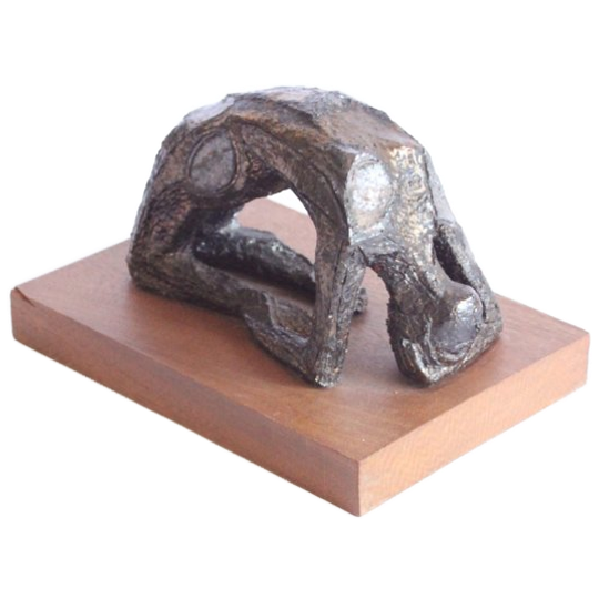 Vintage Ceramic Statue Of A Woman Doing Yoga 1