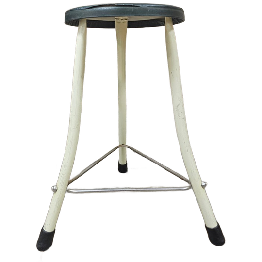 Brabantia Metalen Kruk Groen - Wit 1