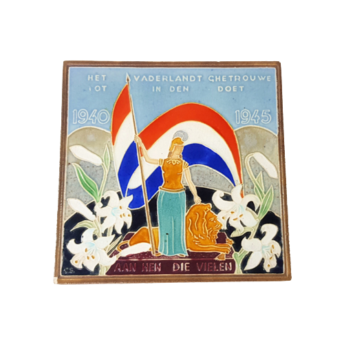 Dutch Design - Westraven Utrecht - Cloisonné Tegel - 1940 - 1945