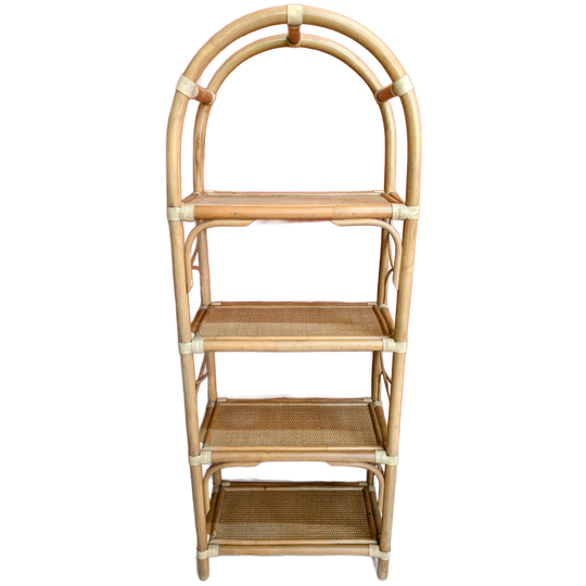 Vintage Rotan Boogkast 1